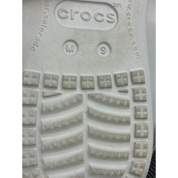 Crocs Santa Cruz 2 Luxe Canvas Loafers Gray Mens 9 Comfortable Casual Shoes - Picture 8 of 9